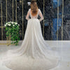 HW365 Luxurious beading sequined mermaid Bridal Gown with detachable skirt
