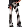 TP71 High Waist Flare Pants ( Stripe/Black)