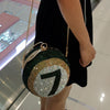 CB256 Round shaped Green diamond Party Bags