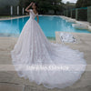 HW381 Off The Shoulder tassel A Line Wedding Dresses