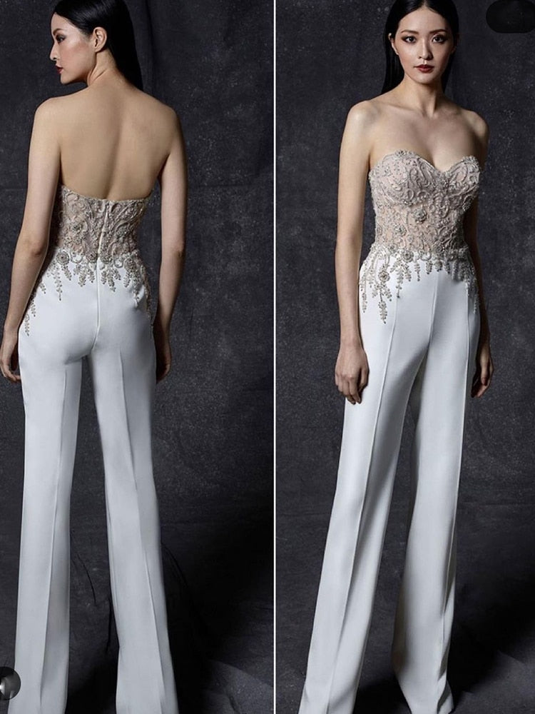 PD74 Sexy Wedding Jumpsuit - Nirvanafourteen