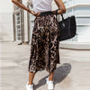 CK91 Leopard Print Elasticated High Waist Skirt