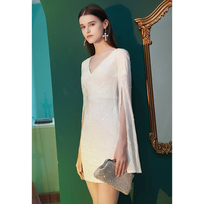 MX324 Simple sequin short Party Dresses ( 3 Colors )