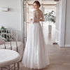 CW801 Wedding Dress Half Sleeve A-Line