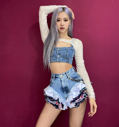 KP19 Rose outfit for Kpop cover dance