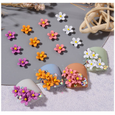 BC27 : 10Pcs/pack 3D flowers Nail Art Decorations