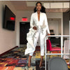 PD78 Tea Length Wedding Pantsuit