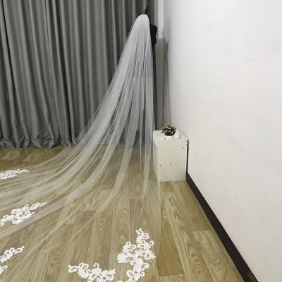 BV89 One layer Wedding veil
