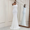 PP437 Real picture simple one shoulder sequin Prom dresses (5 Colors)
