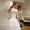 HW274 Real Photo High quality Long sleeves A-line Bridal Gown