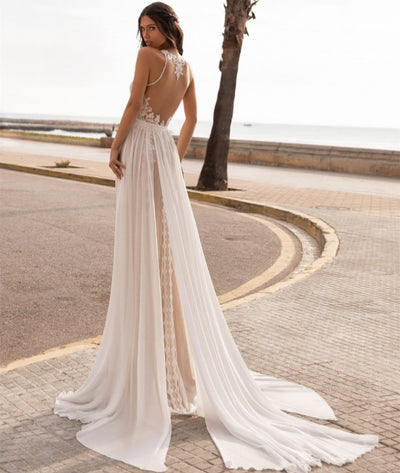 CW539 Gorgeous Bohemian Wedding Dress