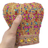 Cb274 Multicoloured Crown Shape Crystal Clutch Purses