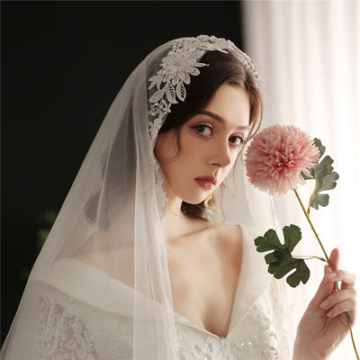 BV76 : 100% Handmade Wedding Veils