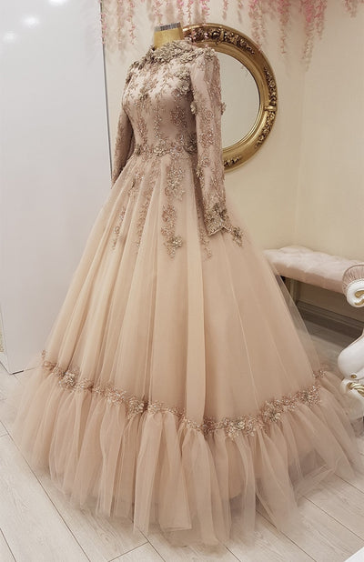 CG220 Muslim Prom Ball Gown