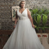 CW571 Classic Plus Size Wedding Dress
