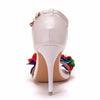 BS229 Flower Bridal heels ( 3 Colors )