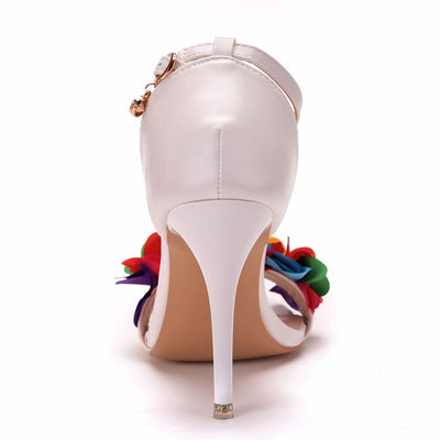 BS229 Flower Bridal heels ( 3 Colors )