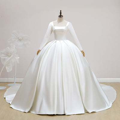 CW546 Real pictures high quality minimalist Wedding dress