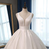 CW548 Real pictures Simple satin wedding dress