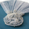 BV51 Fashion Pearls beaded Short Wedding Veils