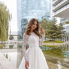 CW459 Gorgeous Long sleeves A-line Wedding dress