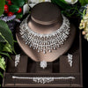 BJ514 : 5pcs Luxurious Diamond Bridal Jewelry sets