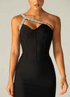 MX413 One Shoulder Cocktail Dresses ( 4 Colors )