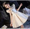 FG455 High-end Ivory Flower Girl dress