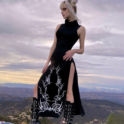 MX392 Sexy Gothic Punk Party dress