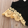 FG389 : 3Pcs Infant Jumpsuit + Mesh Tutu Skirt + Headband