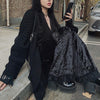 TP42  High Waist Velvet lace Flare Pants