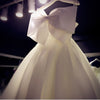 CW425 : 2 styles of simple Lovely Bow chiffon Wedding dresses