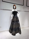 LG490 Luxury Feathers Beading Evening Gowns