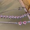 BJ491 : 3 styles Trendy Heart Necklace