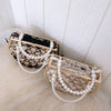 CB239 Hollow out Design Party clutch Bags ( 2 colors )
