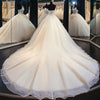 HW265 Shiny Gorgeous beading flower Ball Gown Wedding Dresses
