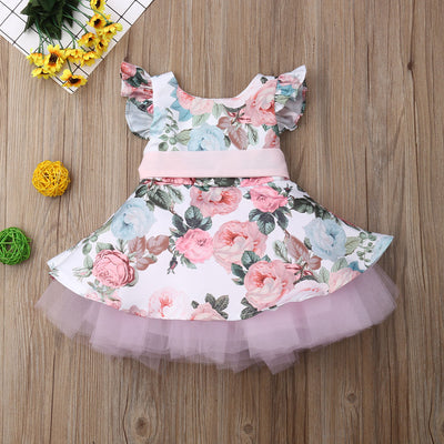 FG422 floral tutu dresses