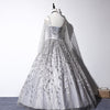CG214 Gray Prom Ball Gown
