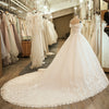 HW459 Real picture Off the Shoulder Bridal Gowns