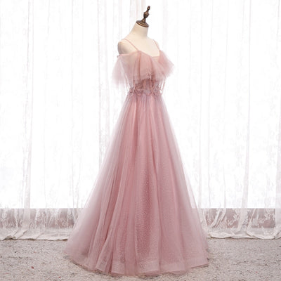 BH229 Real Pictures Sweet Pink Bridesmaid Dress