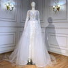 HW366 Luxurious long sleeve beading sequined mermaid Bridal Gown