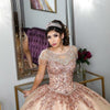CG249 Stunning Scoop Neck Tassel Beaded Prom Ball Gowns