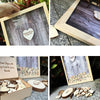 DIY166 Personalized rustic wedding Guest books(14 Styles)