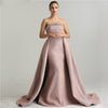 LG469 Strapless Glitter Evening Dresses with overskirt (2 Colors )