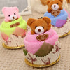 DIY534 : 10pcs Wedding souvenirs bear cupcake towels face