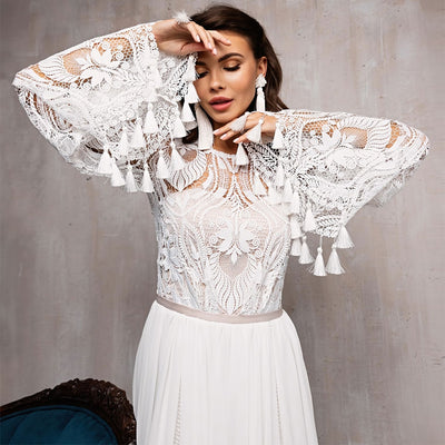 CW562 Boho A-line Wedding dresses