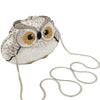 CB273 Luxury Owl shaped diamond Party Clutch Bag