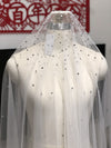 BV53 Diamond Beadwork Bridal Veils(300cm/350cm/500cm)