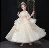 FG381 Champagne Evening dress for Girls