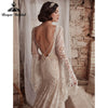 CW836 Flare sleeve bohemian Wedding dress
